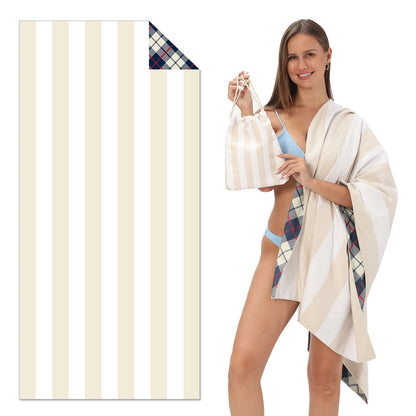 The "Not Sandy" Towel - Beige